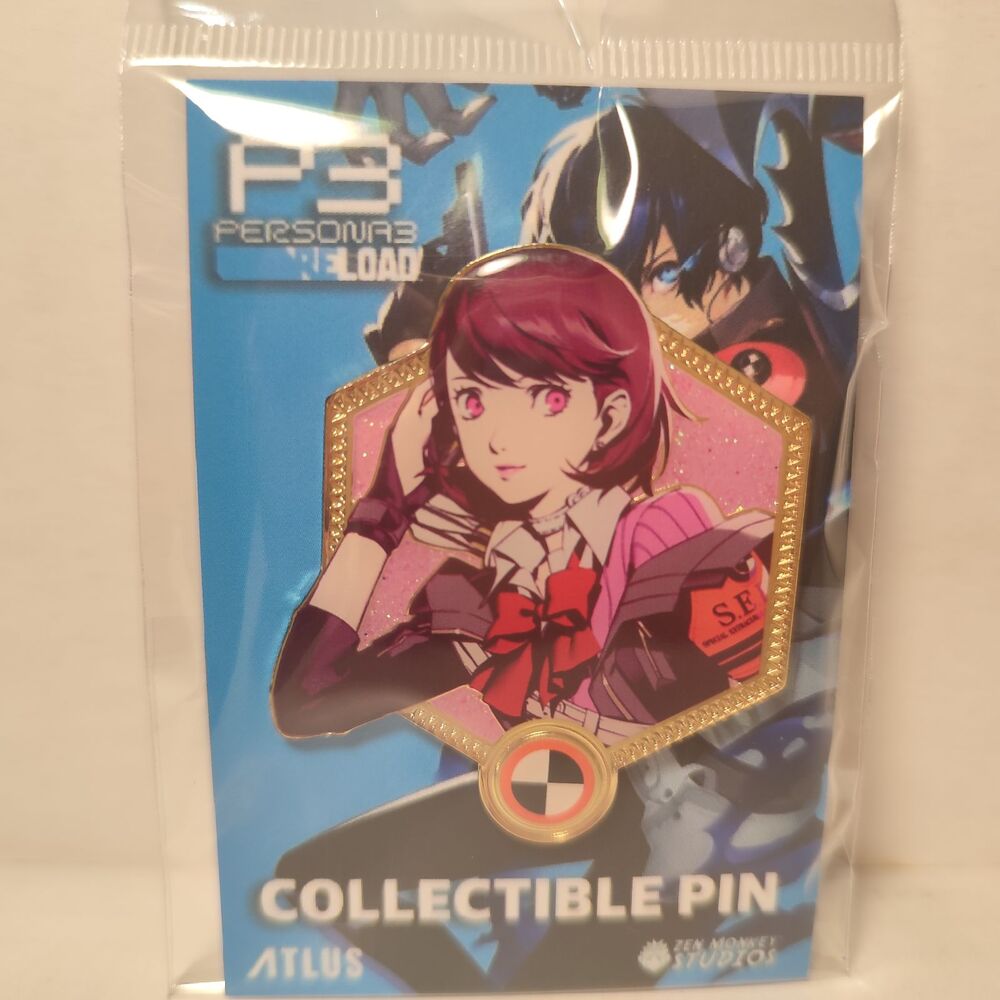Persona 3 Yukari Takeba All Out Attack Enamel Pin Official Atlus Lapel Badge